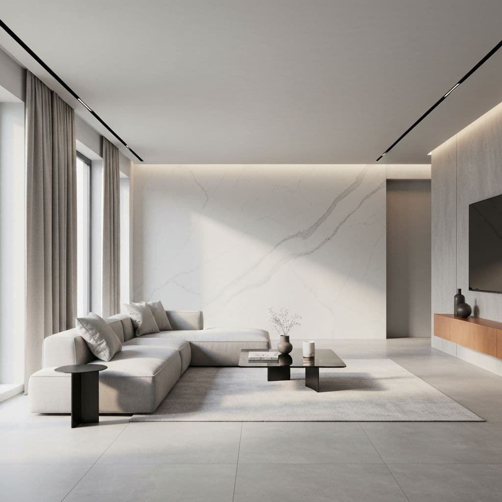 Room with Марморино finish